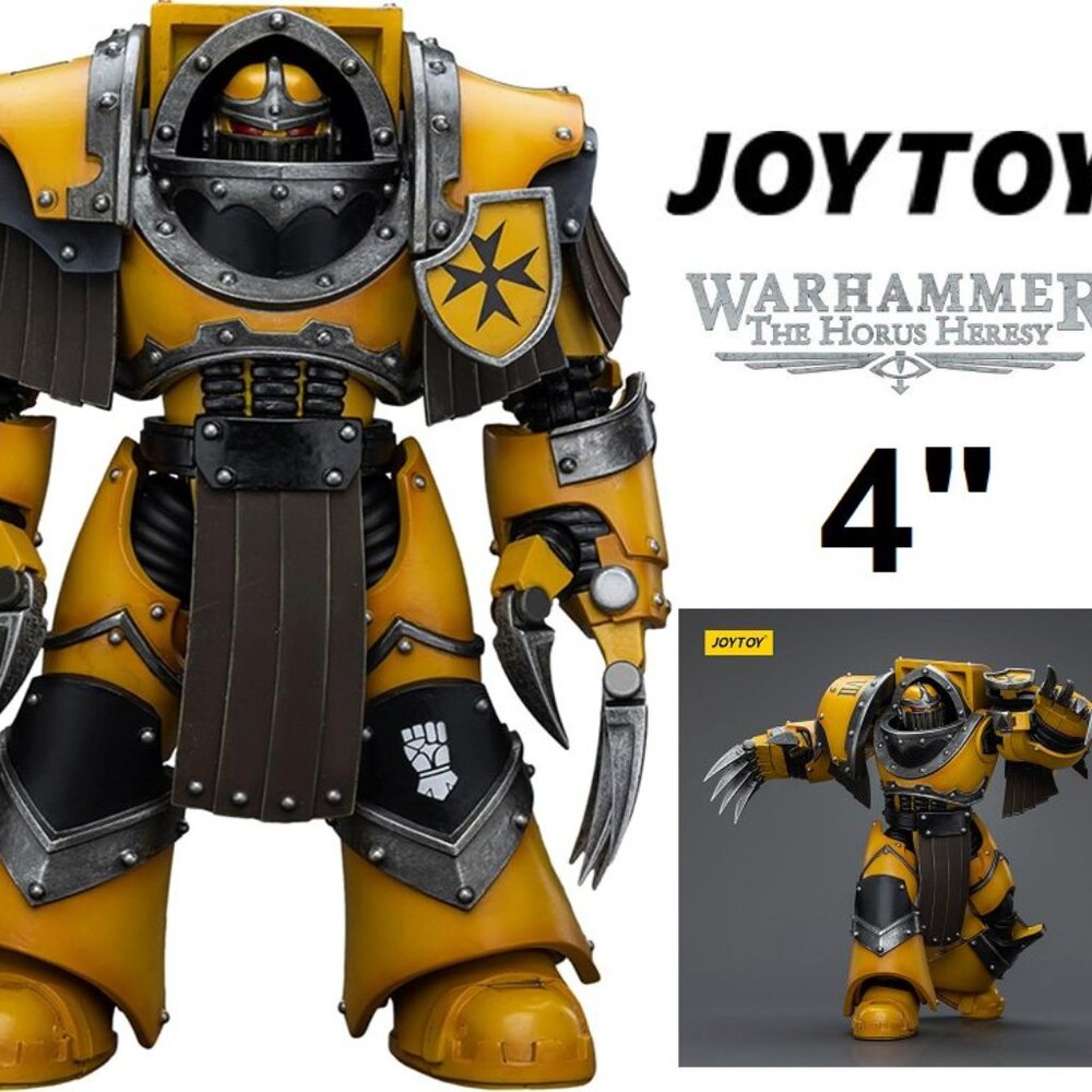 Warhammer Imperial Fists Legion Cataphractii Terminator with Lightning Claws